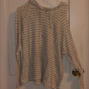 Aerie striped hoodie